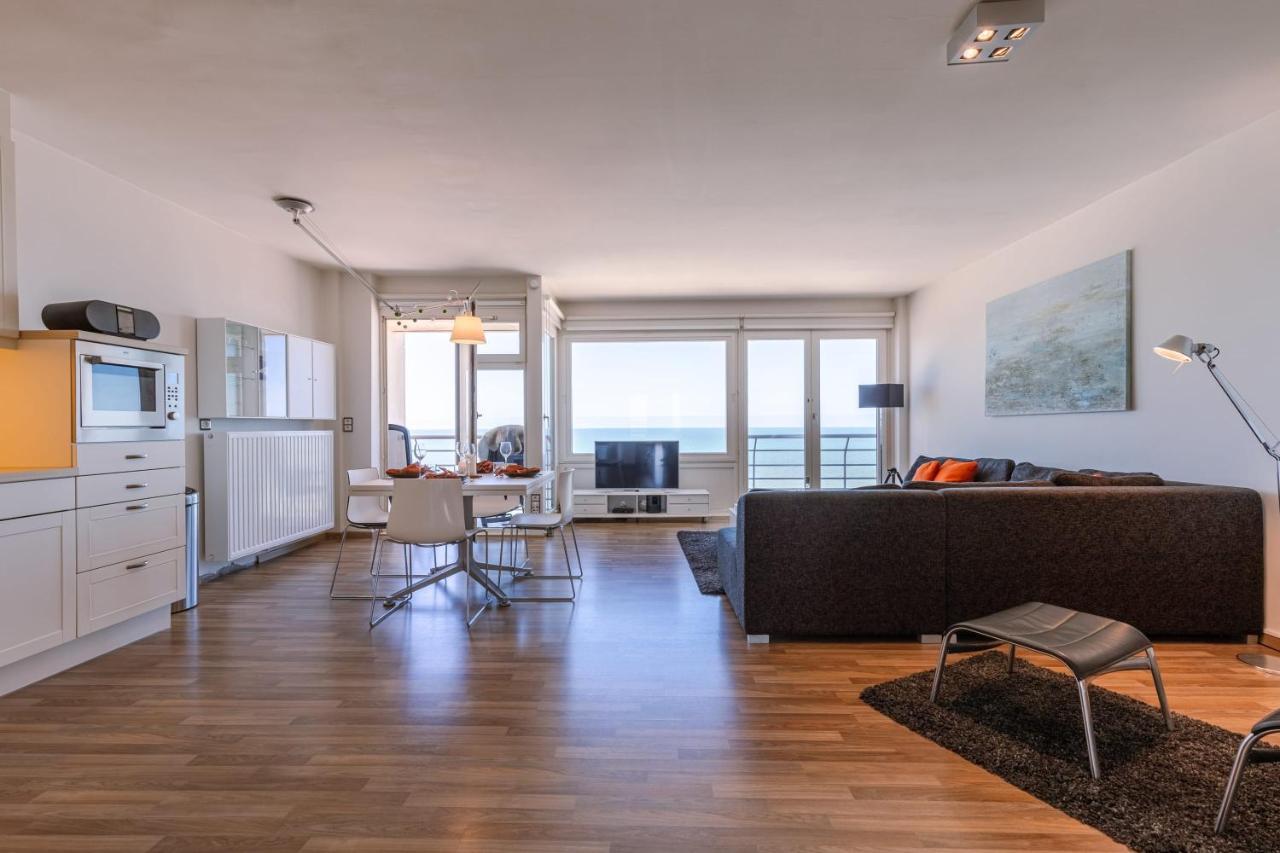 Excellent Southern Furnished Apartment With Beautiful Sea View Nieuwpoort Zewnętrze zdjęcie